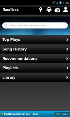 TouchTunes android App screenshot 0